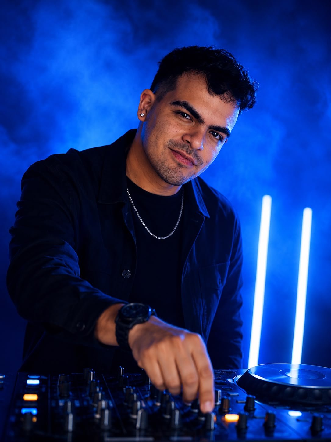 DJ ECHARRY behind the decks